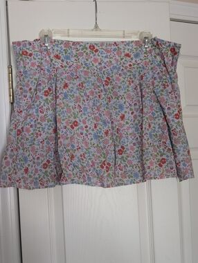American Eagle Outfitters Floral Skirt - Pink, Red, Blue, Green
